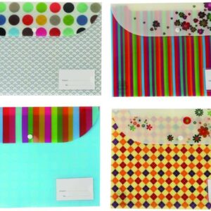 SOLID SHEET BUTTON FILE 40CC (4 PRINT) WITH NAME CARD