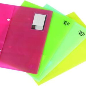 DOCUMENT FILE DOUBLE BUTTONWITH NAME CARD