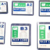 plastic sheet id card